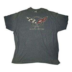 General Motors Corvette Gray Men's Short Sleeve Tee